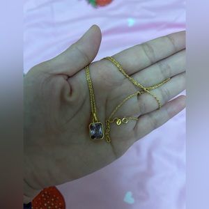 18k gold necklace (solid real gold)